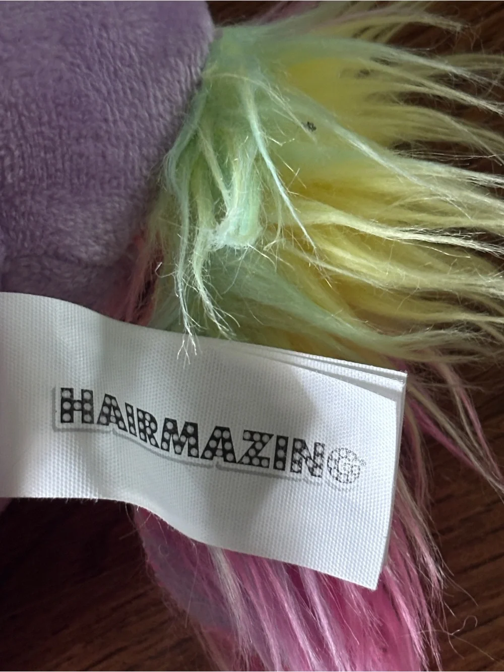 Lilac Unicorn Plush with Rainbow Mane - Kids Stuffed Animal